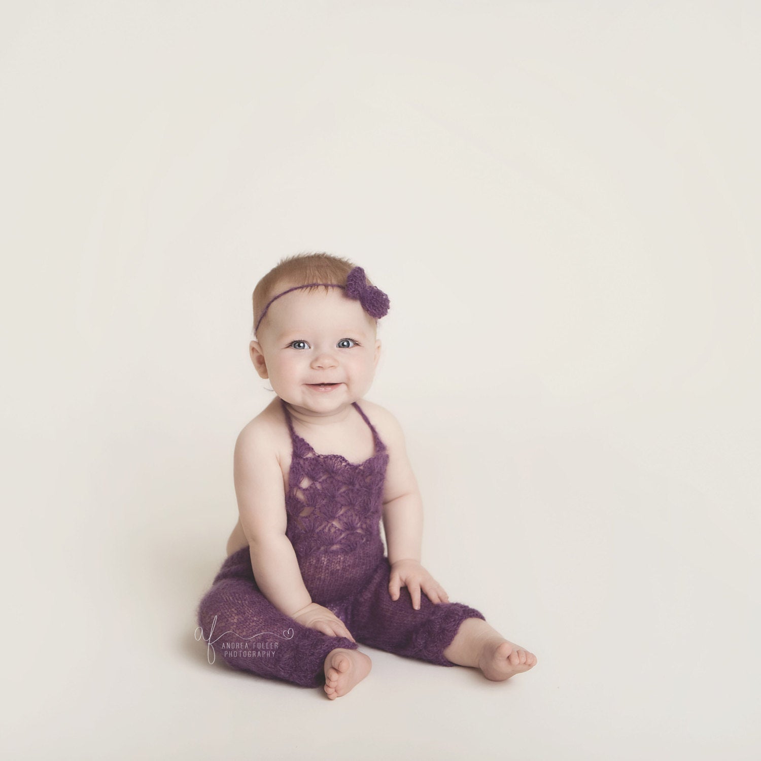 Plum Sitter and Tie Back Set