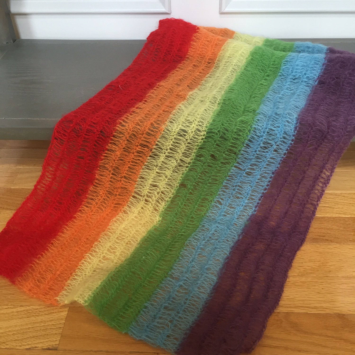 Rainbow Baby Knit Wrap