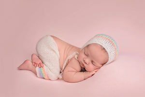 Rainbow Baby Knit Outfit