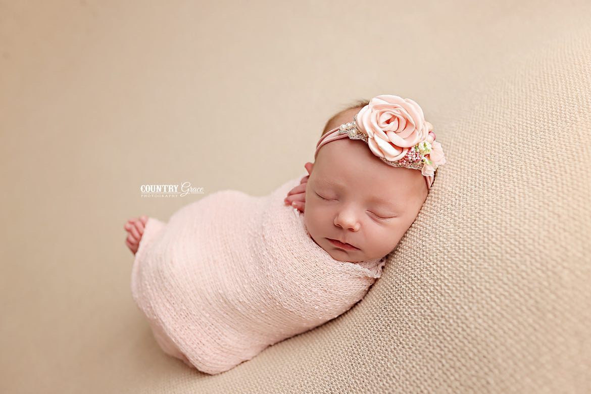 Pink Headband / Newborn Romper / Newborn Headband / Floral Lace Newborn Romper / Heart Lace Romper / Newborn Photo Prop / RTS / Valentines