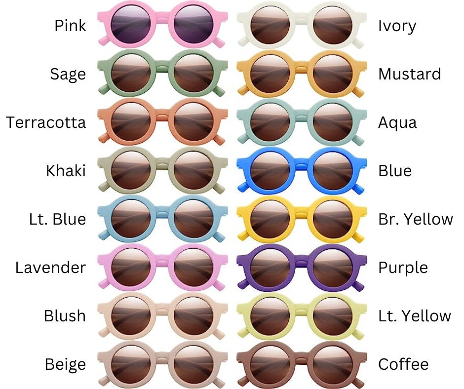 Custom Baby Sunglass / Personalized Baby Sunglasses / Personalized Daisy Sunglasses / Flower Sunglasses / Baby Girl Sunglasses