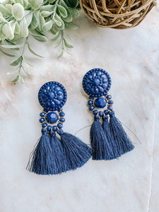 Acrylic & Tassel Earrings for Women / Statement Earrings / Tassel Earrings / Acrylic Earrings / Gift for Friend / More Colors Available