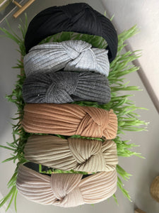 Knotted Headband for Women / Statement Headband / Pearl Headband / lined Headband / Top Knot Headband / Gift for Friend / Many Colors Avail