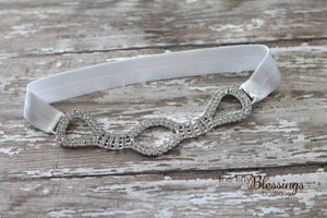 Silver Rhinestone Headband