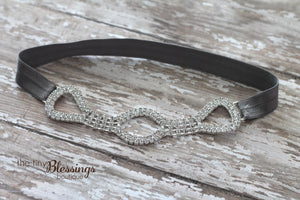 Silver Rhinestone Headband