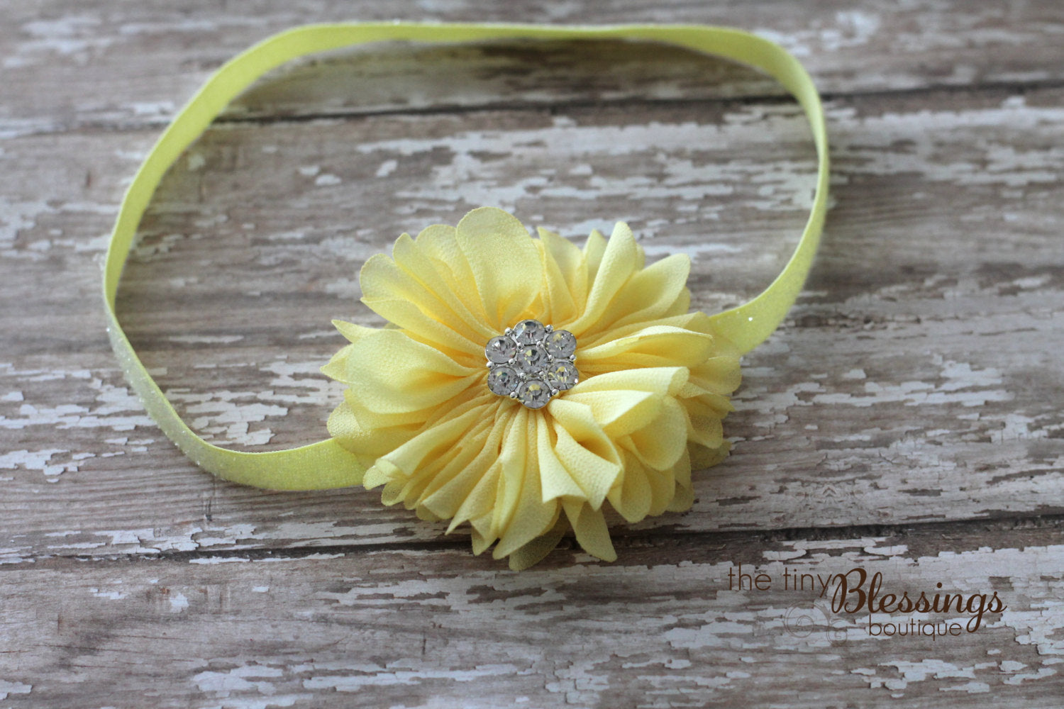 Yellow Flower Headband