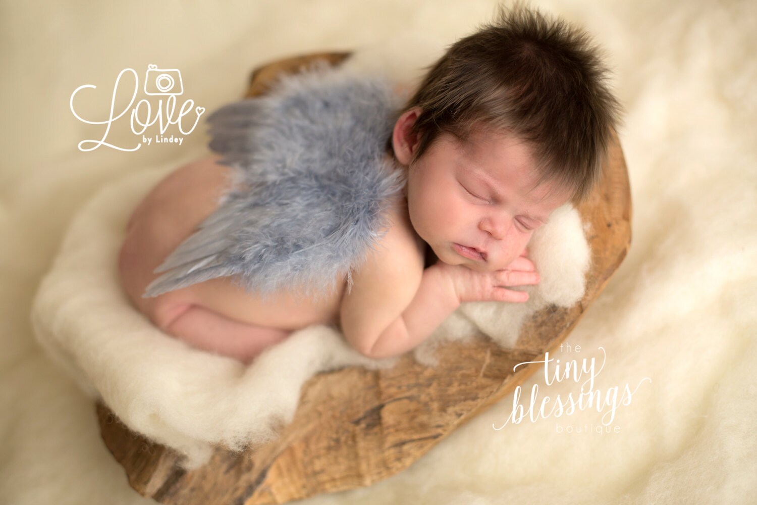Gray Baby Wings / Baby Angel Wings / Baby Boy Wings / Angel Wings / Newborn Photo Prop / Newborn Wing / Newborn Angel Costume