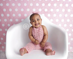 Pink Sitter Set and Tie Back