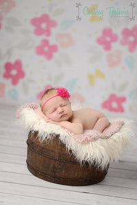 Hot Pink Flower Headband