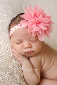 Coral Flower Headband