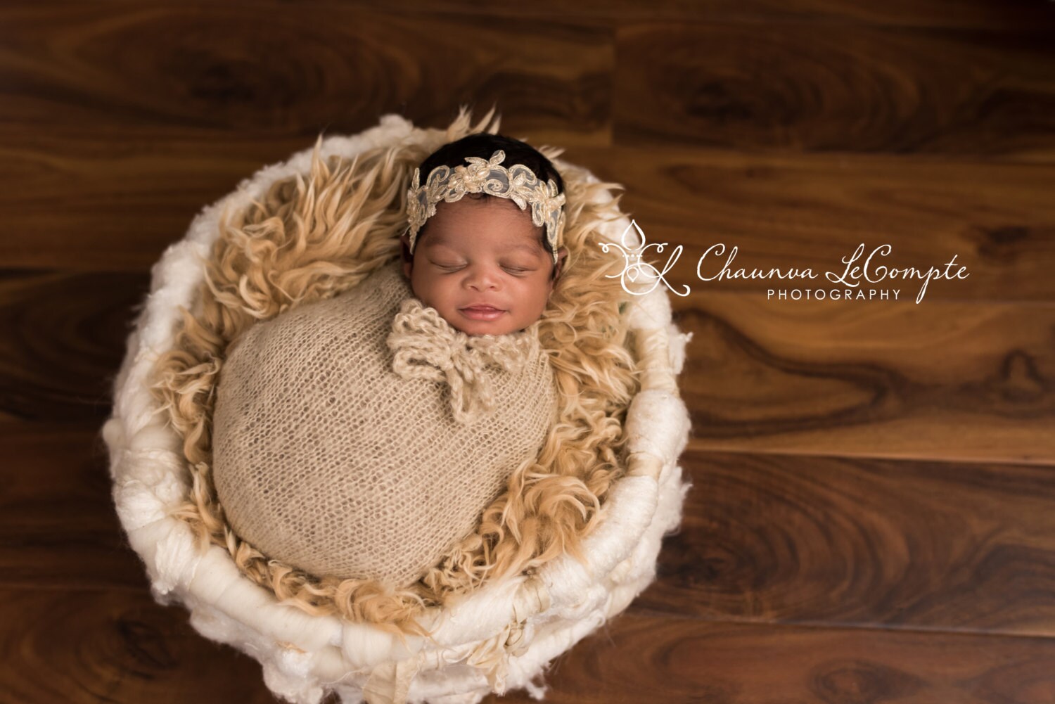 Beige Mohair swaddle Sack and Headband / Lace Headband / Newborn Photo Prop / Mohair Newborn Prop / Knit Cocoon / Newborn Sack / RTS