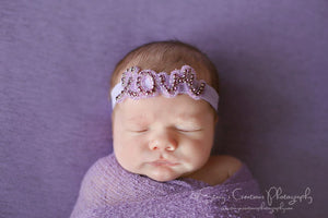 Lavender Love Rhinestone Headband