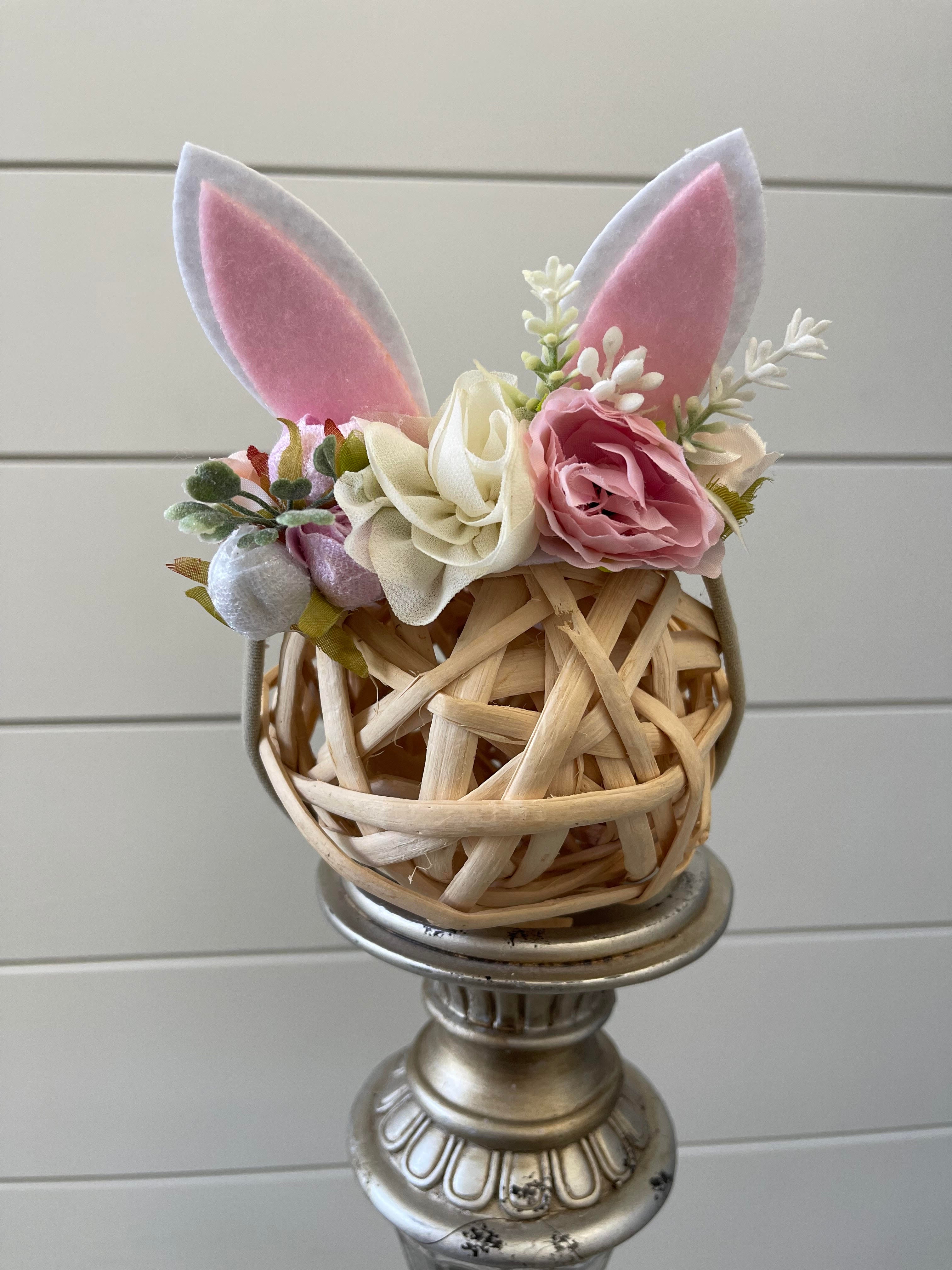 Floral Bunny Headband